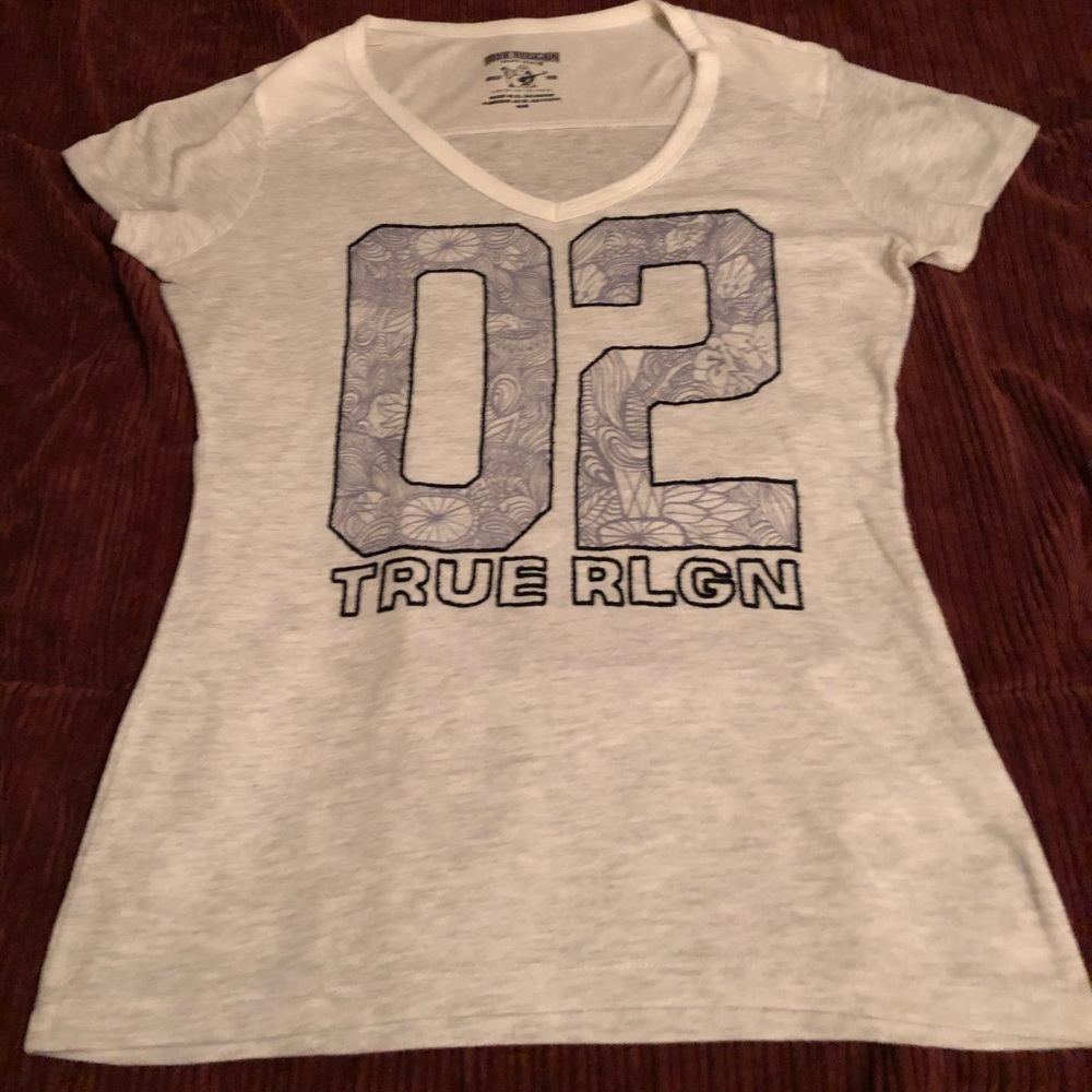 True religion V-neck excellent condition top